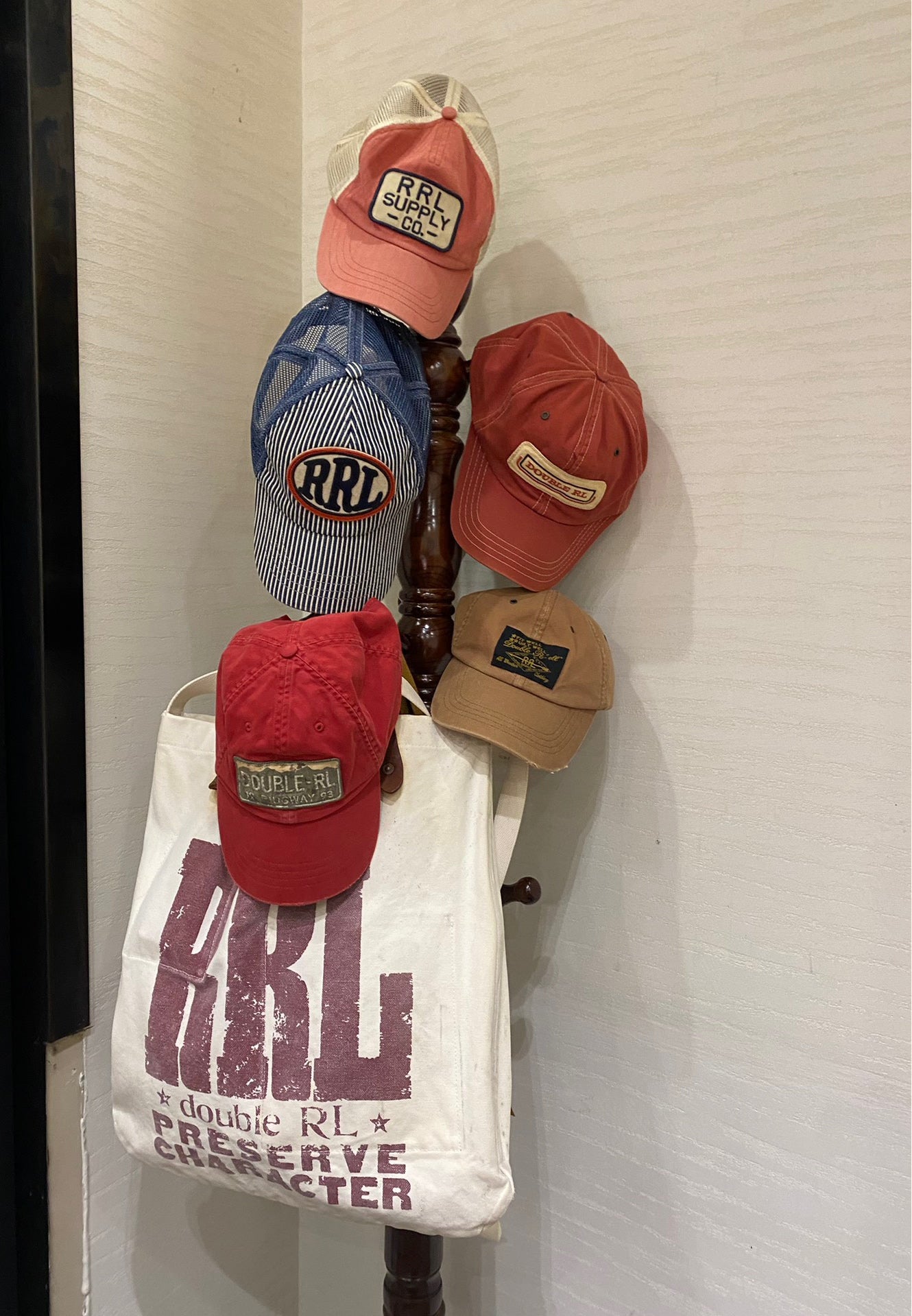 RRL Early Classic Logo Double RL Tote