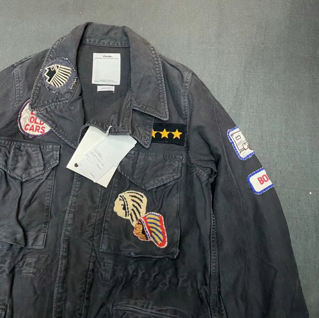 visvim ACHSE JKT PATCHES DMGD CHINO