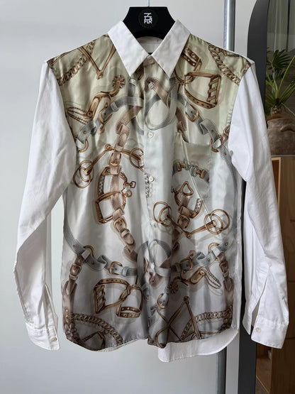 COMME DES GARCONS HOMME DEUX Silk Shirt