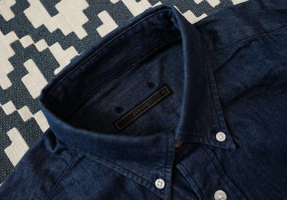 sophnet denim bandana button-up shirt