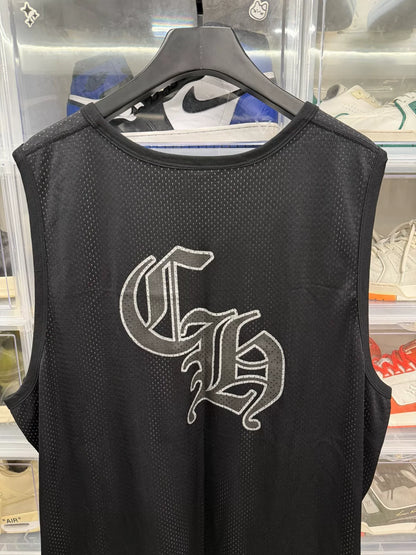 Chrome Hearts Black Mesh Hockey Jersey Vest XXL