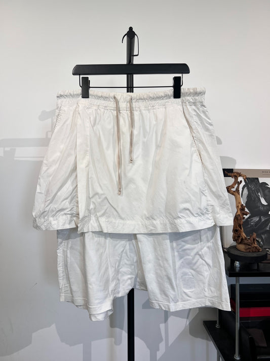 Rick Owens Drkshdw Drop-Crotch Mid-Length Shorts