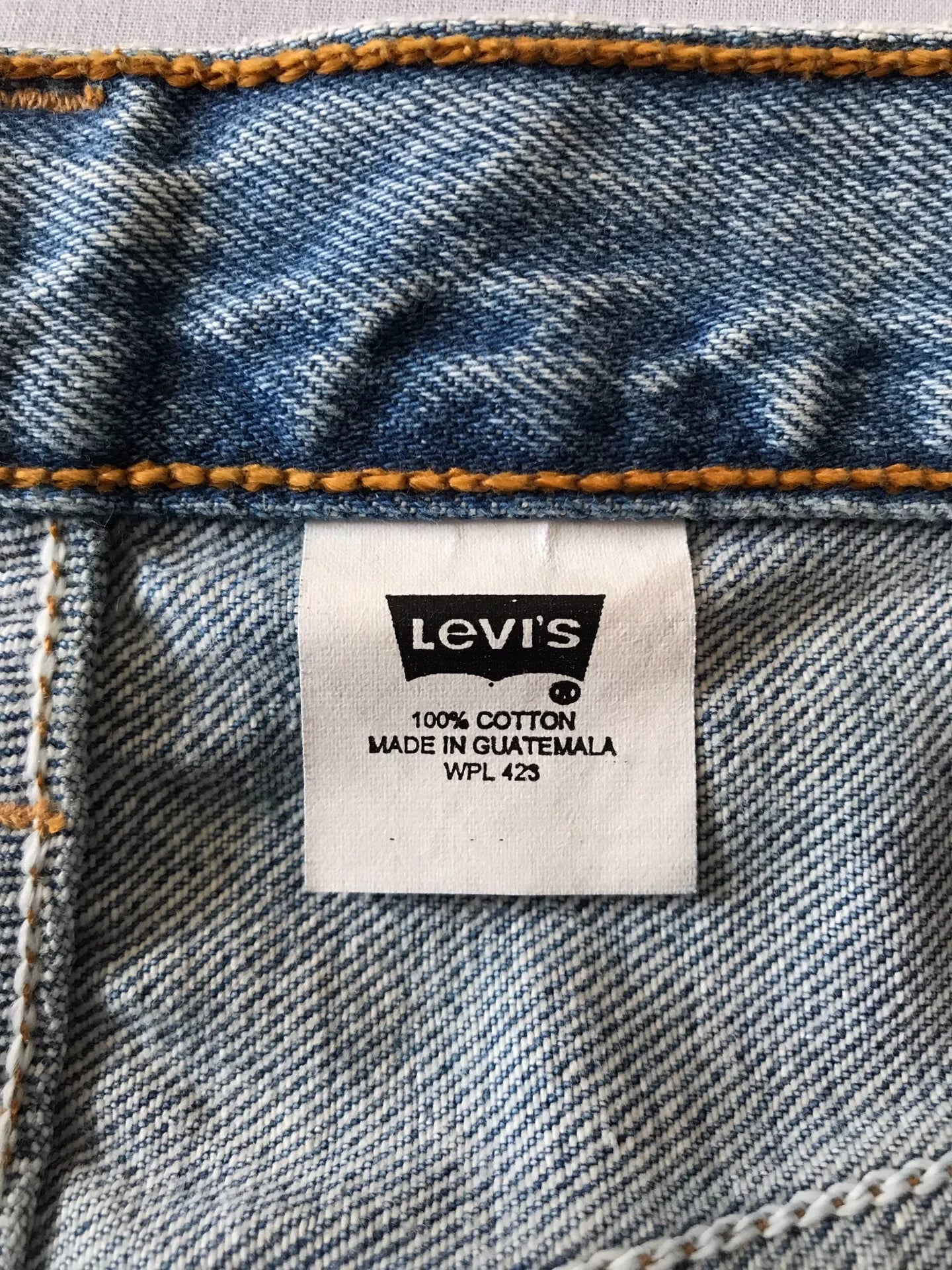 Levi's 501 Washed Blue Jeans W36L30