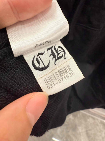 Chrome Hearts Sanskrit Horseshoe Black Hoodie XXL