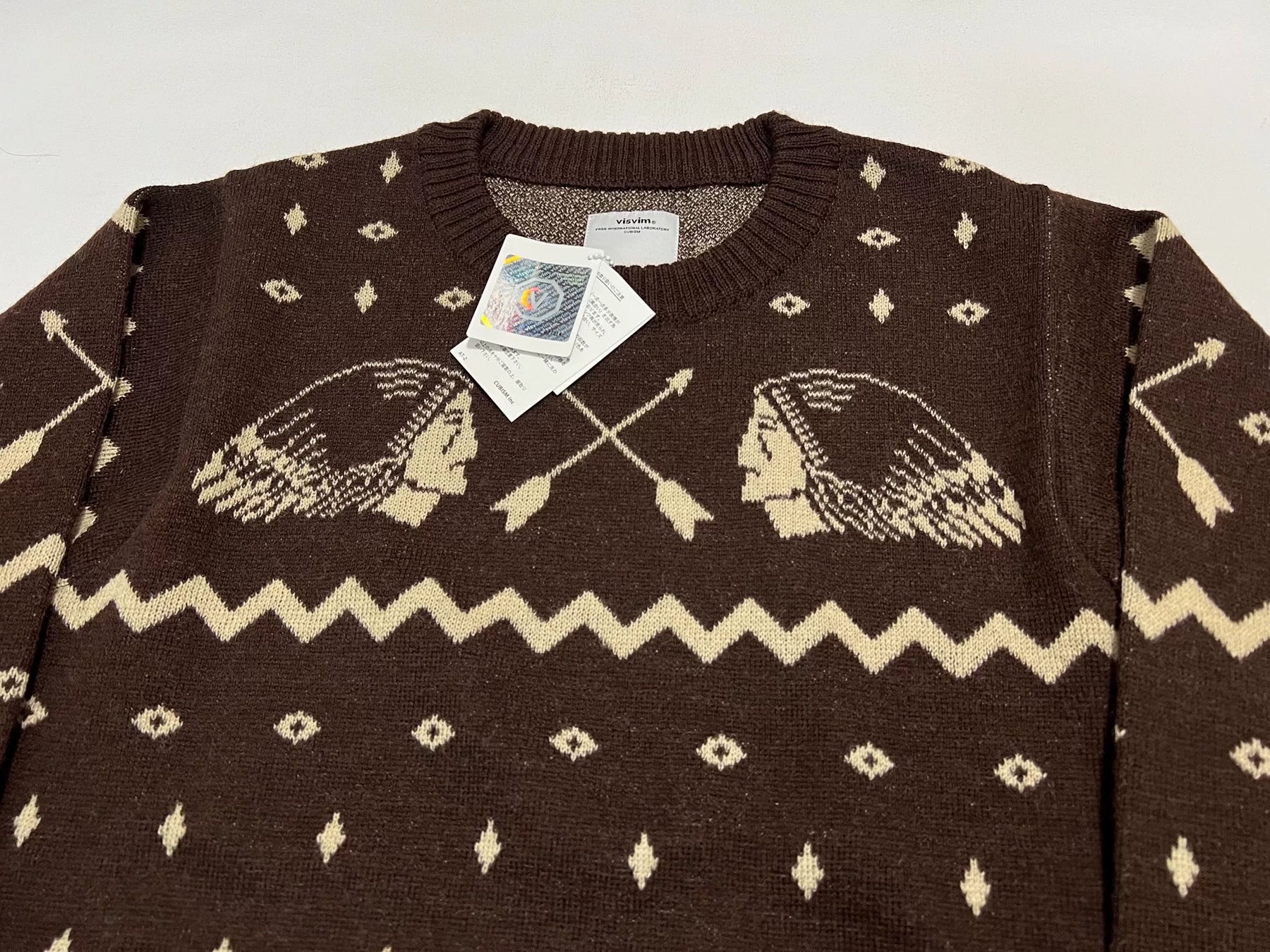 visvim 17AW VNTG Native Jacquard Knit