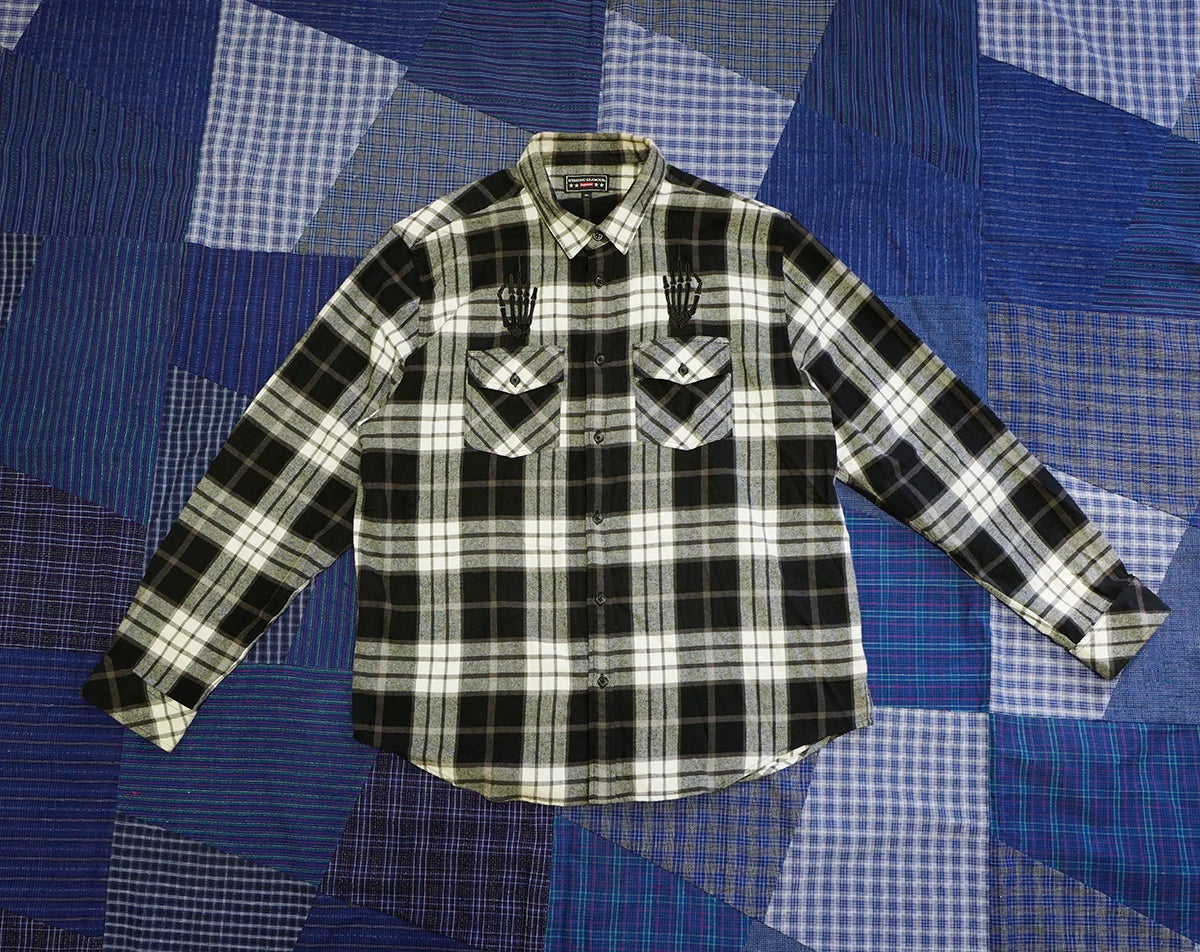 supreme hysteric glamour flannel shirt xl