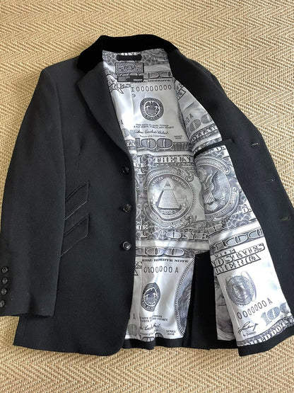 NEIGHBORHOOD Early Wool Black Blazer