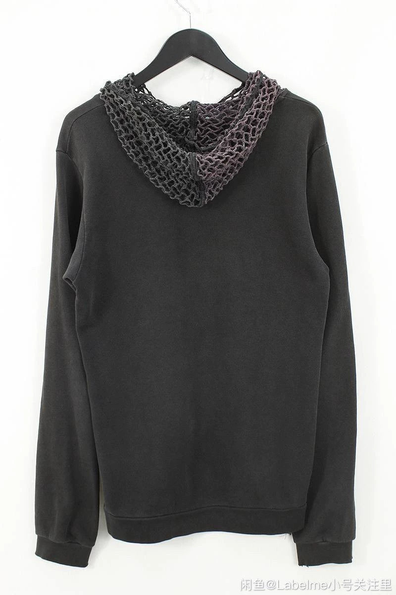 raf simons 2003 mesh pullover hoodie