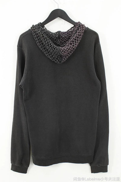 raf simons 2003 mesh pullover hoodie