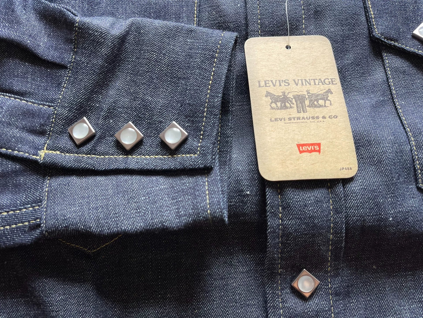 Levis 61504-5300 Western Denim Shirt