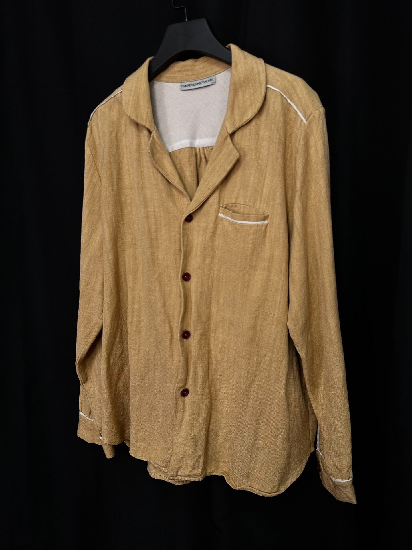 cherevichkiotvichki linen shirt jacket