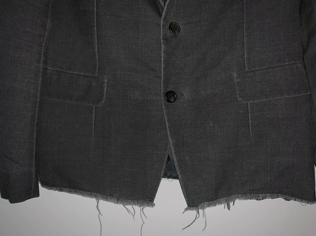 Undercover Wool Spliced Cut Trousers