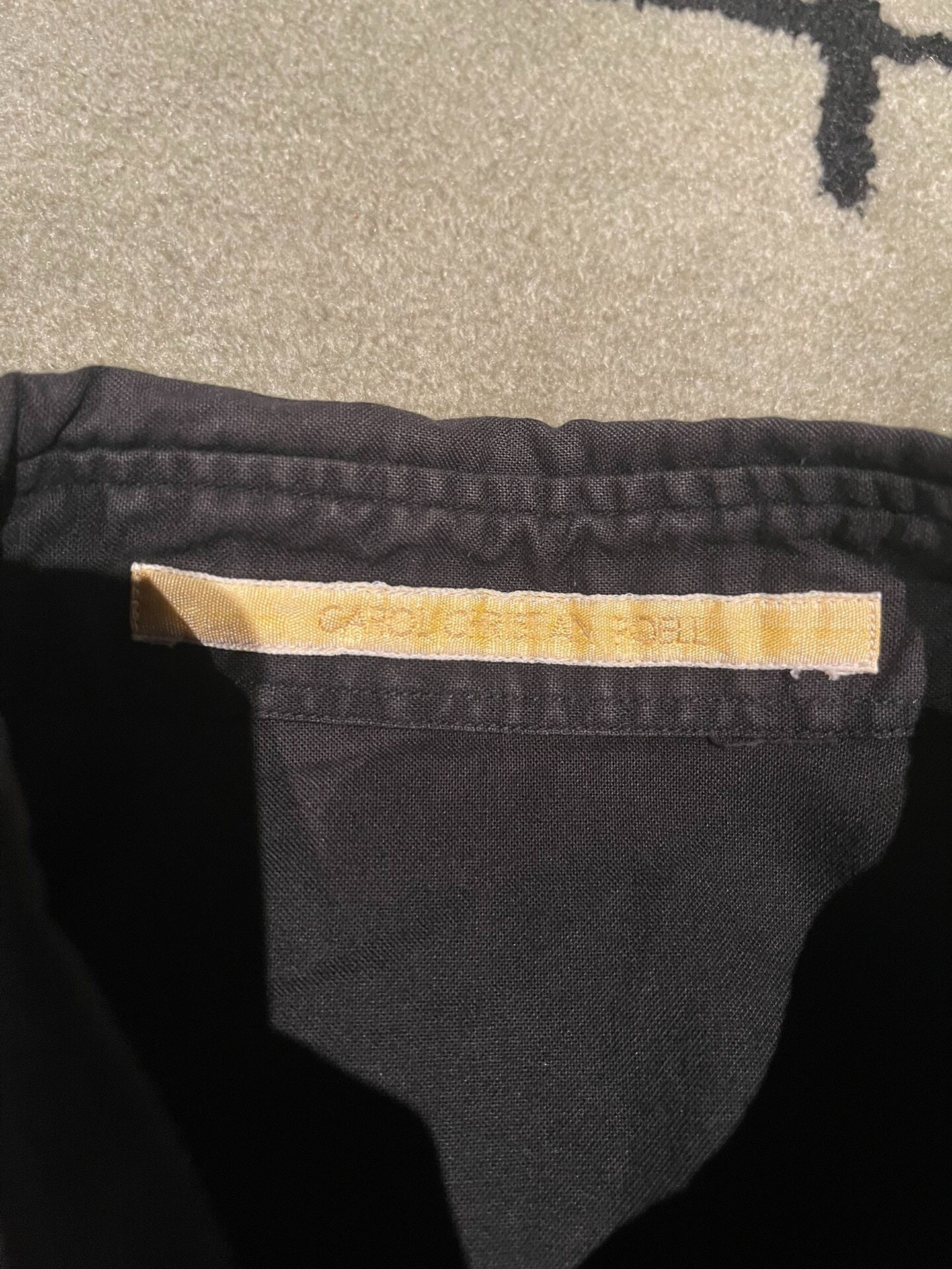 carol christian poell black short sleeve shirt