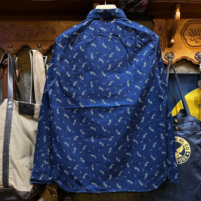 RRL Indigo Print Shirt