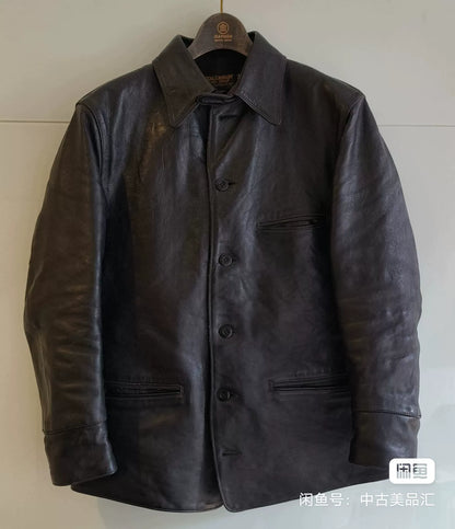 Freewheelers Leather Jacket Size 38