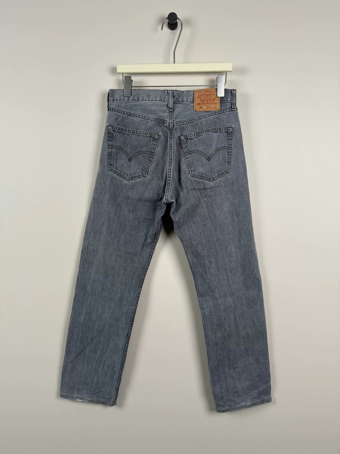levi's 501 vintage gray jeans size 31