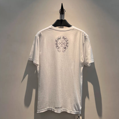 chrome hearts white pocket short sleeve t-shirt