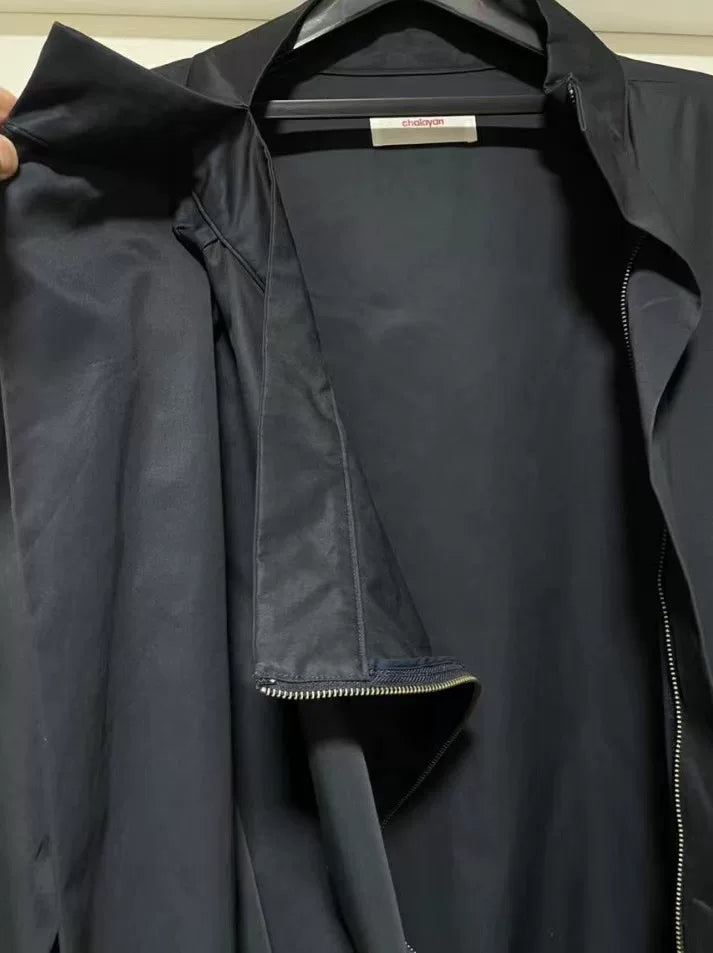 hussein chalayan structured sleeve shirt coat