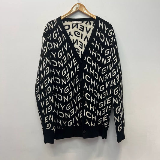 Givenchy Logo Wool Cardigan Size XL