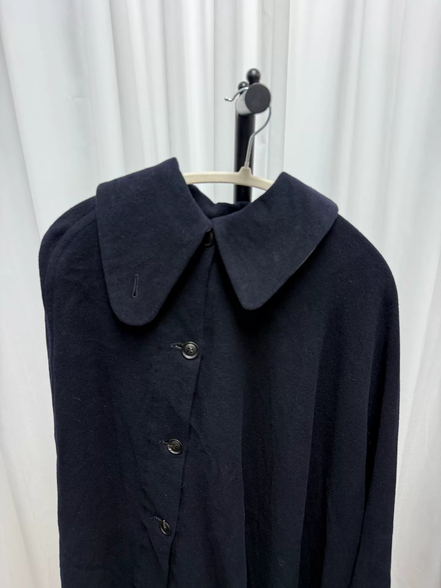 Yohji Yamamoto Archive Asymmetric Cape Coat