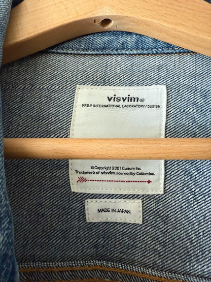 VISVIM SS 101 DMGD-1001 Washed Denim Jacket