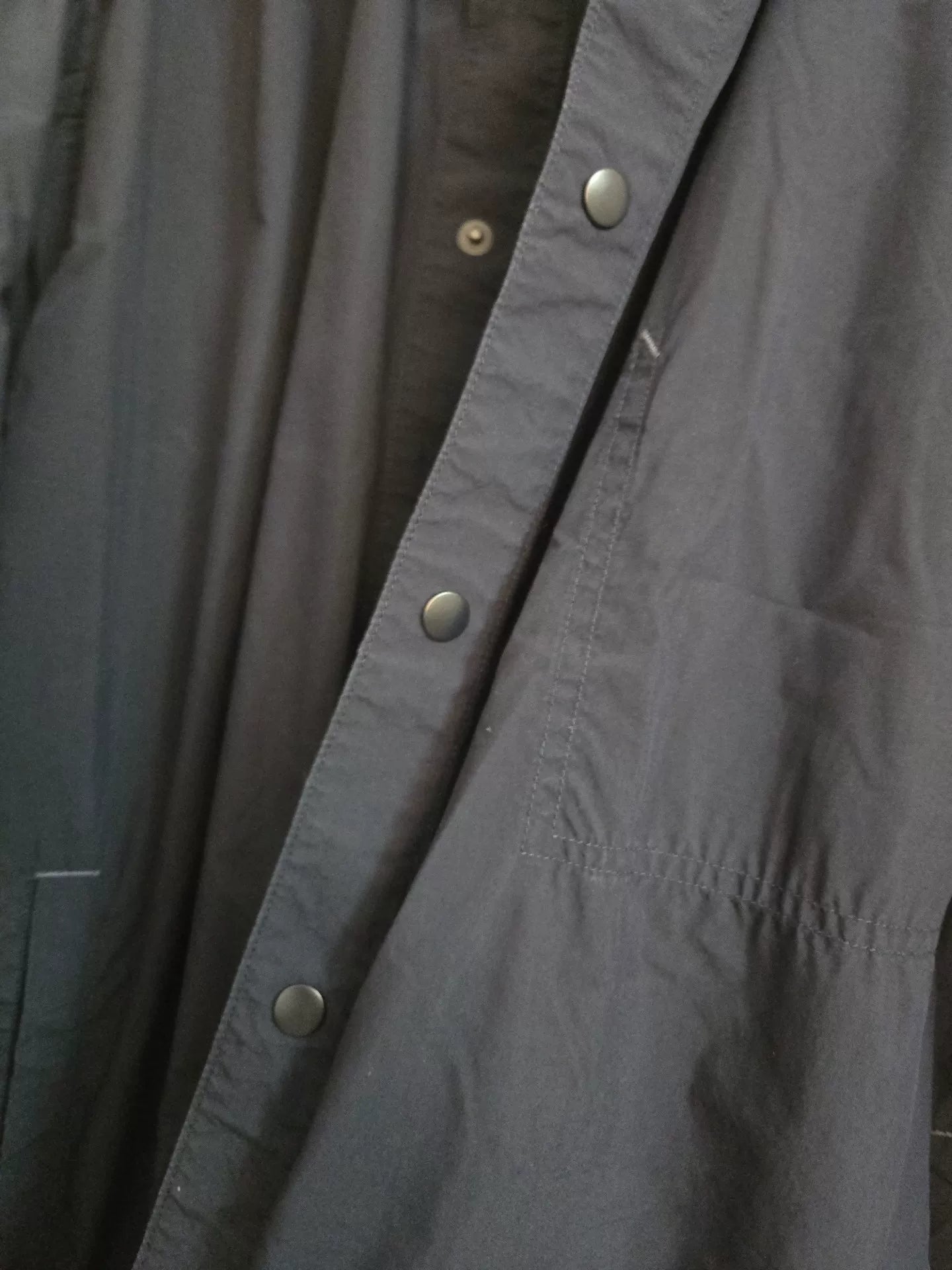 Porter Classic Poplin Gathered Coach Jacket