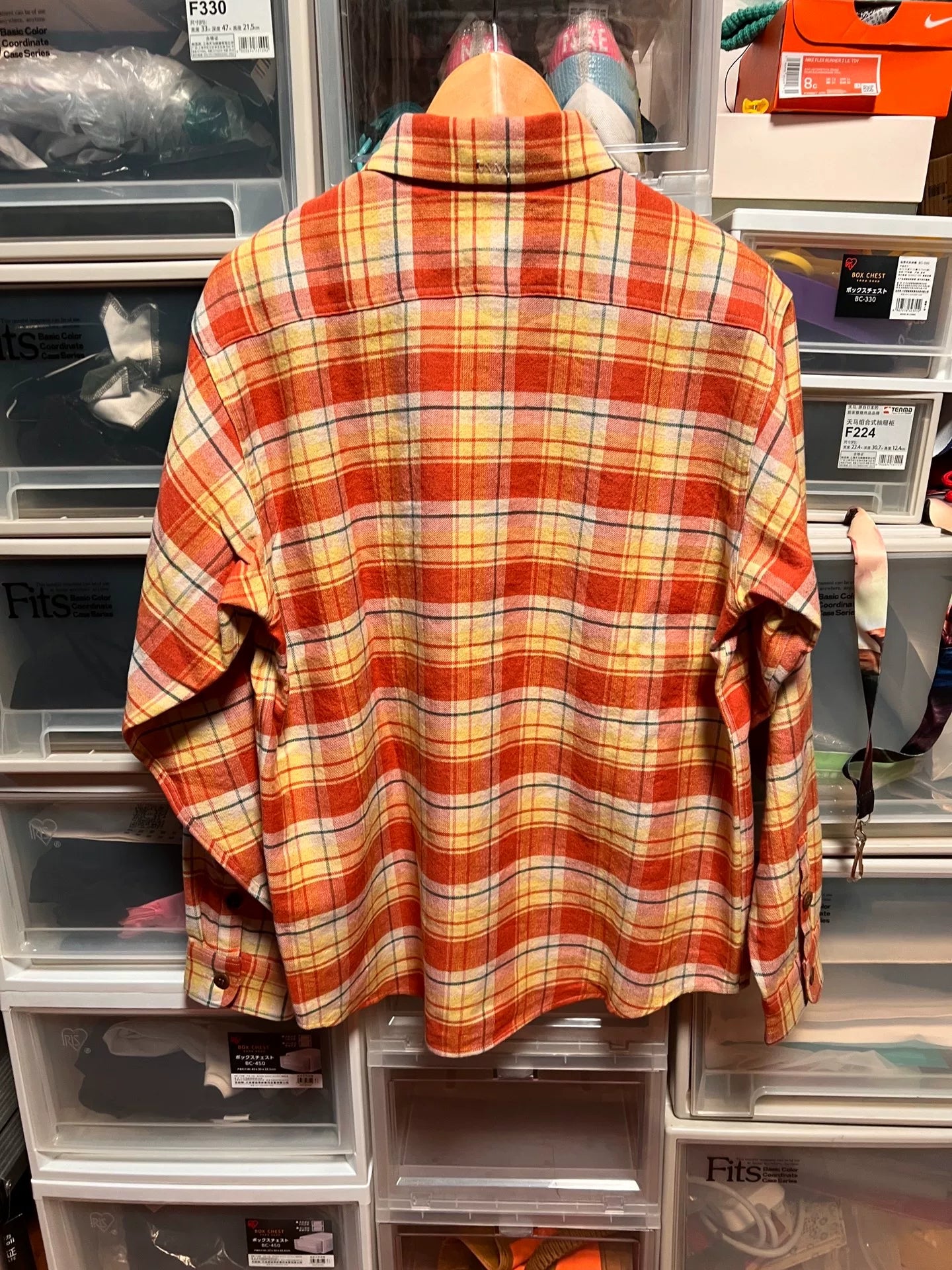 Visvim Red/Yellow Plaid Shirt