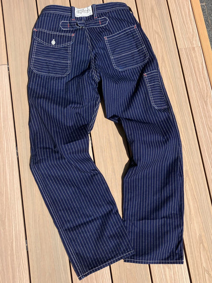vintage High-Waisted Work Pants