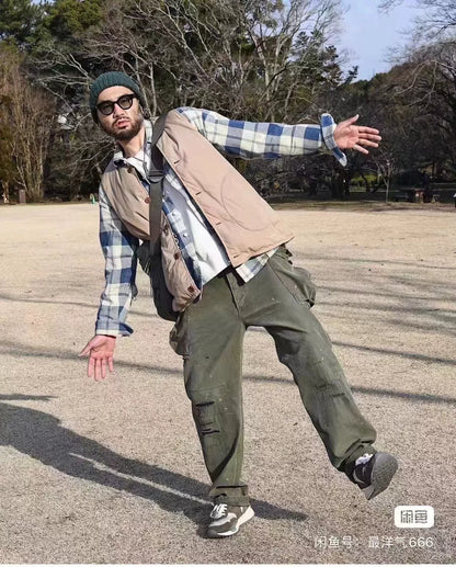 visvim veterans herringbone cargo pants