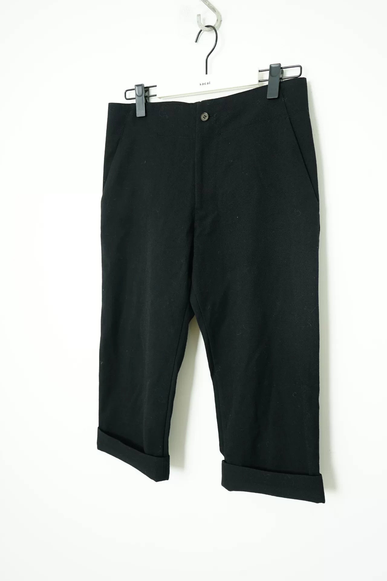 Yohji Yamamoto Wool Cropped Pants