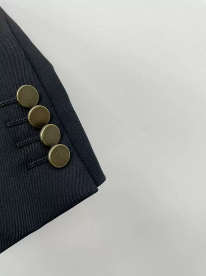 Saint Laurent Black Wool Blazer