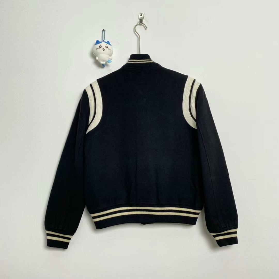 Saint Laurent SLP Black Baseball Jacket