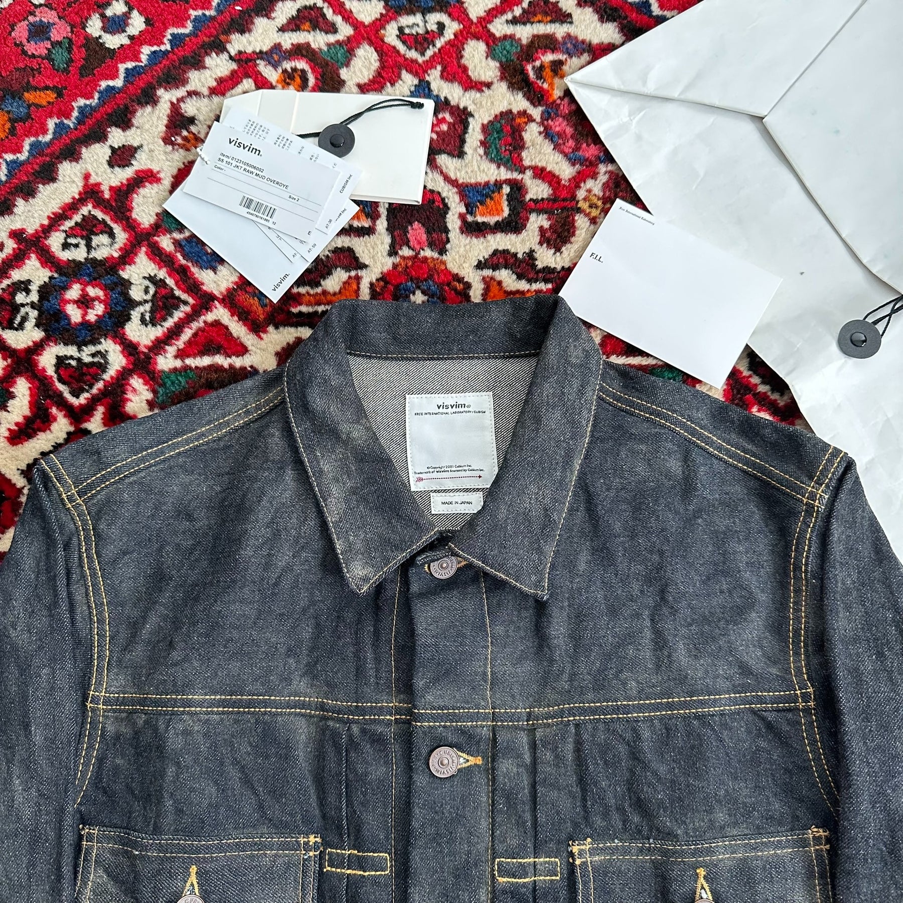 visvim 23AW 101 MUD Dyed Denim Jacket