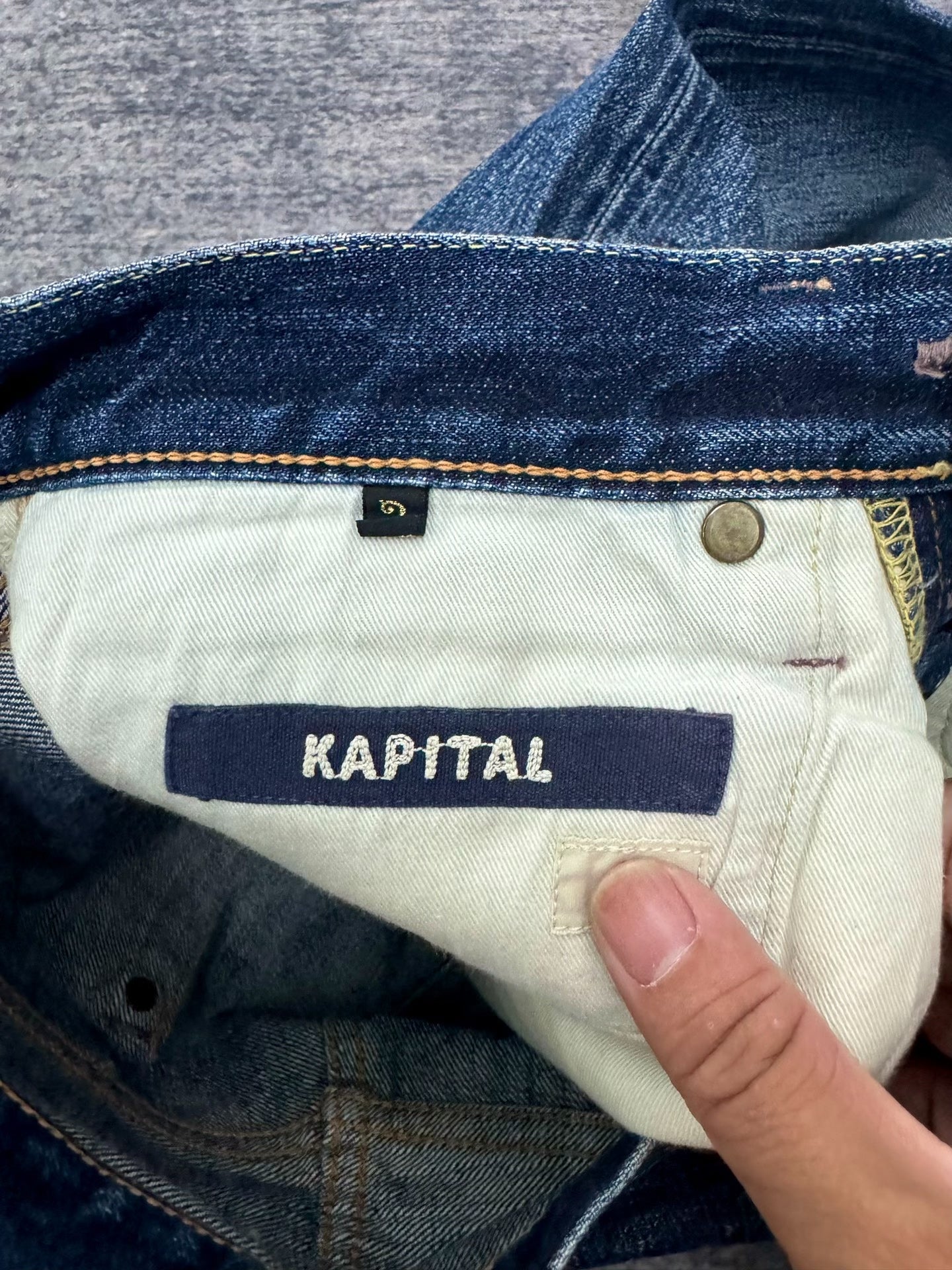 Vintage KAPITAL Washed Blue Jeans