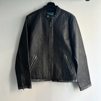 vintage katharine hamnett pig leather jacket