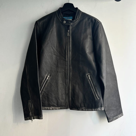 vintage katharine hamnett pig leather jacket
