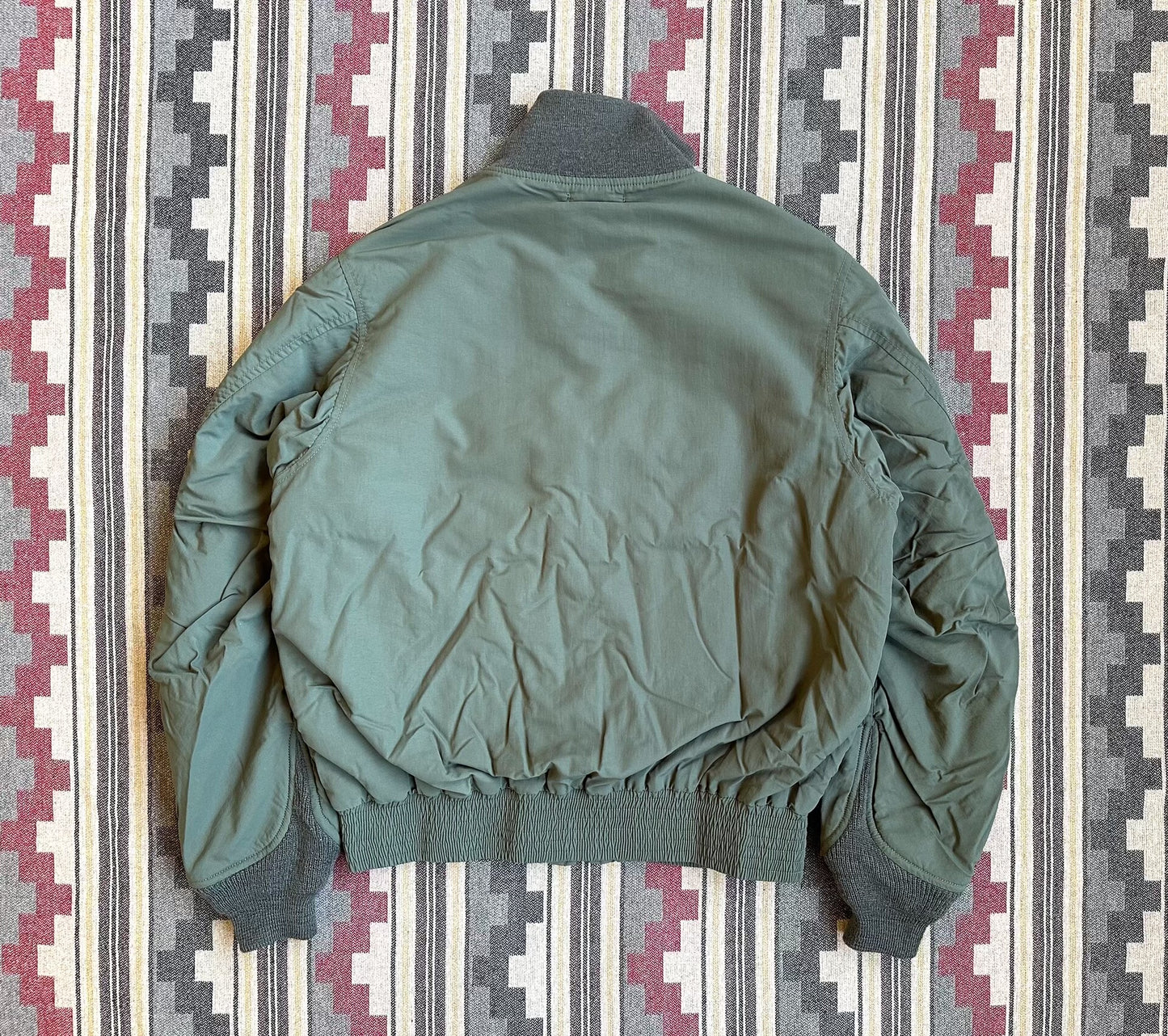 wtaps flight jacket military style black gold label