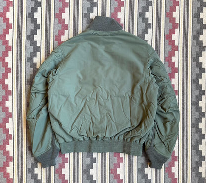 wtaps flight jacket military style black gold label