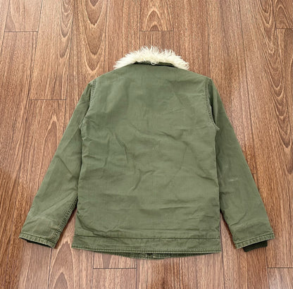 visvim deckhand jacket with fur collar