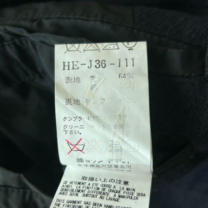 Yohji Yamamoto Tailored Wool Blend Coat