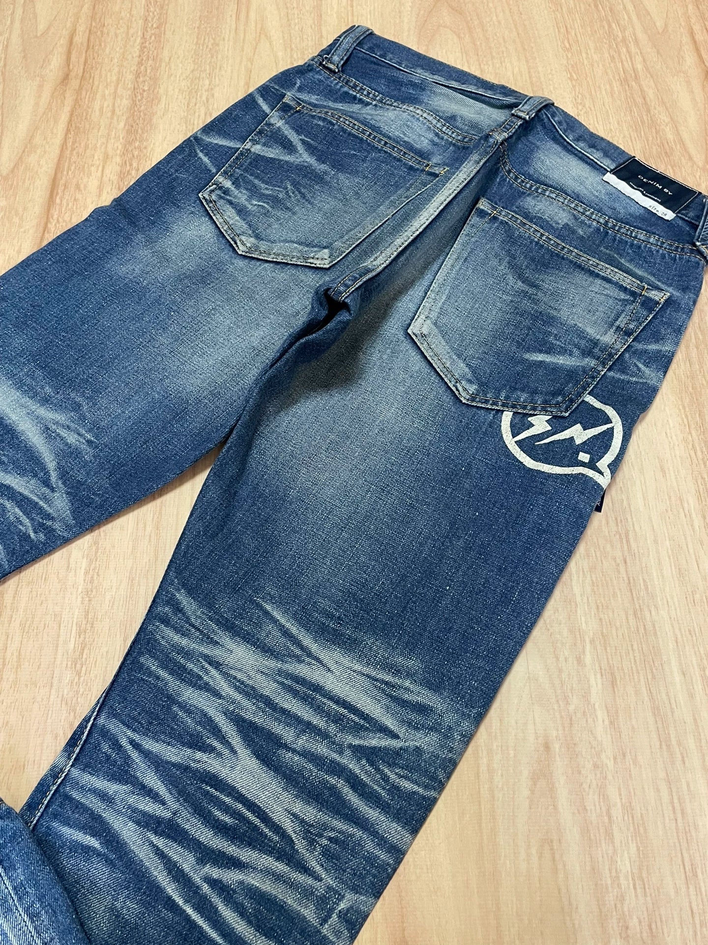 Vanquish Fragment Lightning Wash Jeans