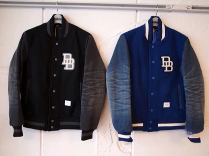 denim by vanquish fragment wool blend jacket