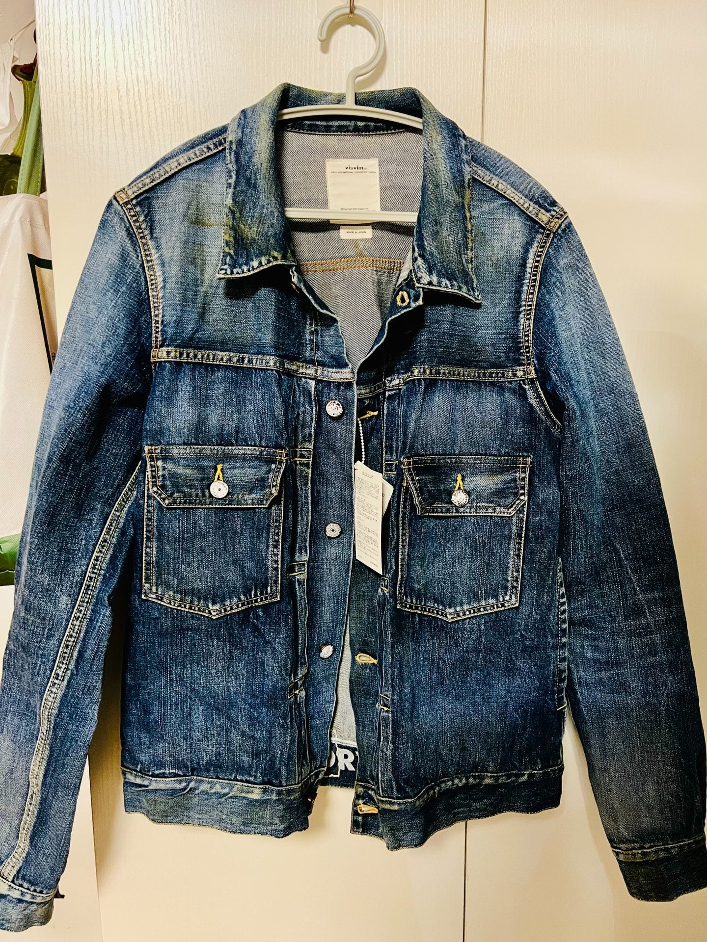 VISVIM 101 DRY3 DMGD-1000 Denim Jacket