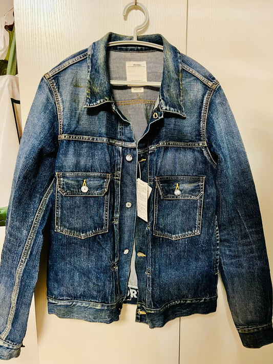 VISVIM 101 DRY3 DMGD-1000 Denim Jacket