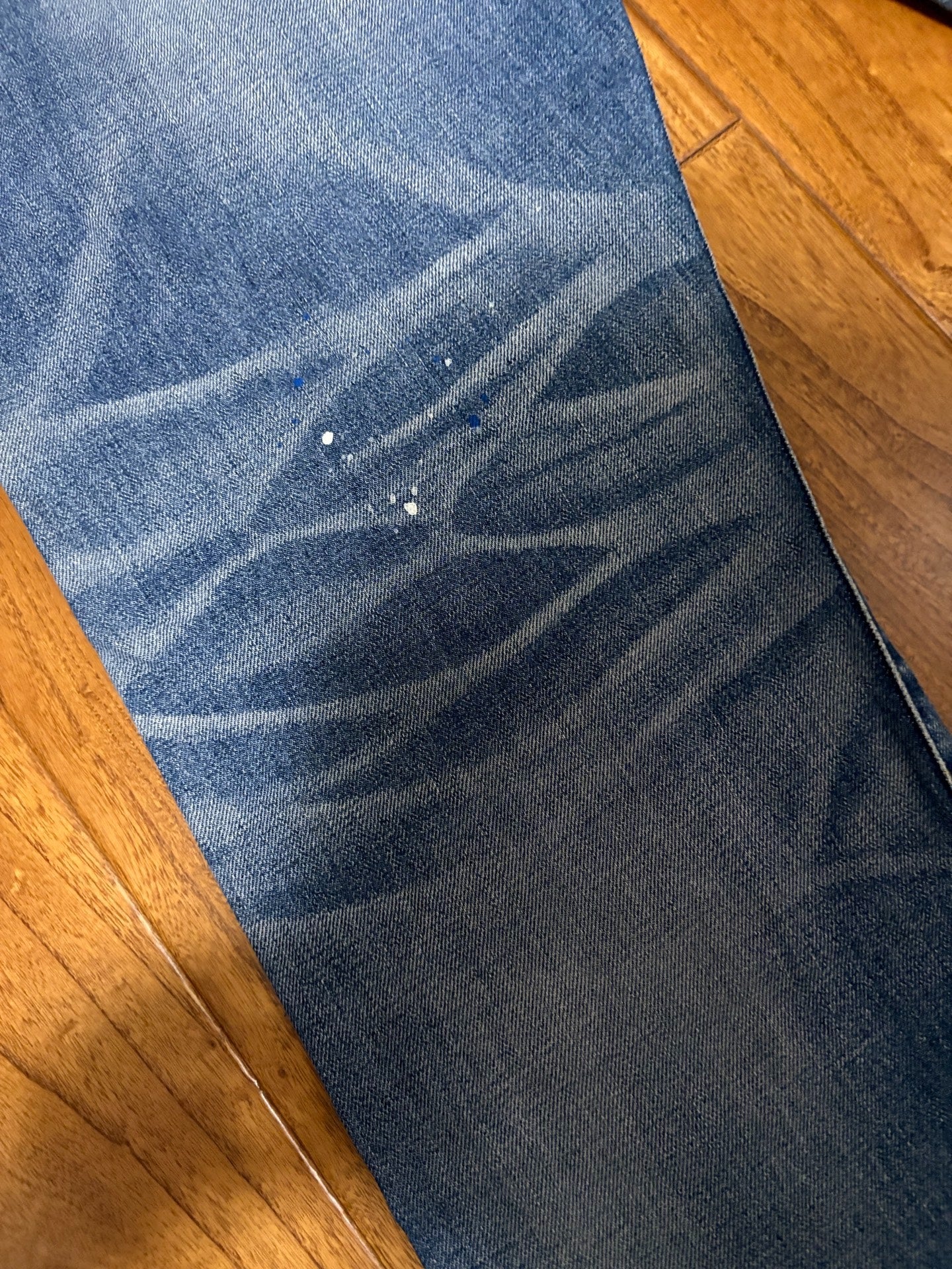 Vanquish & Fragment Washed Lightning Jeans