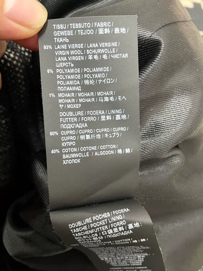 Saint Laurent Double-Breasted Checkered Coat