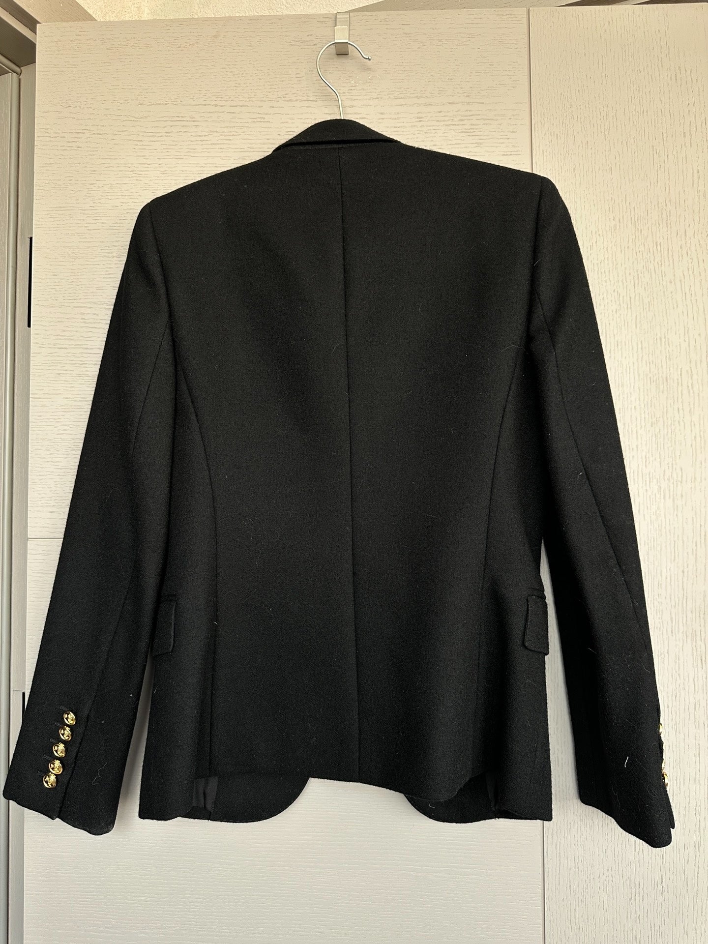 Saint Laurent Badge Wool Blazer
