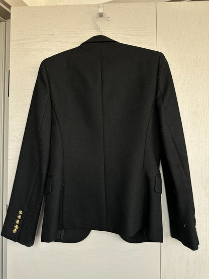 Saint Laurent Badge Wool Blazer