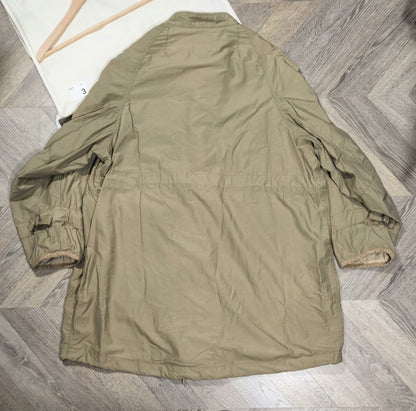 visvim combat coat with mud-dye finish