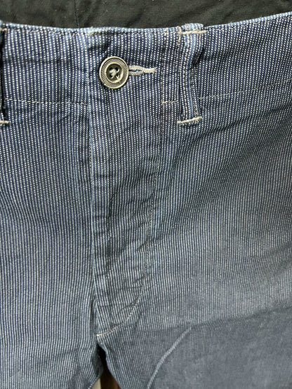 RRL Blue Dyed Military Pants Wabash